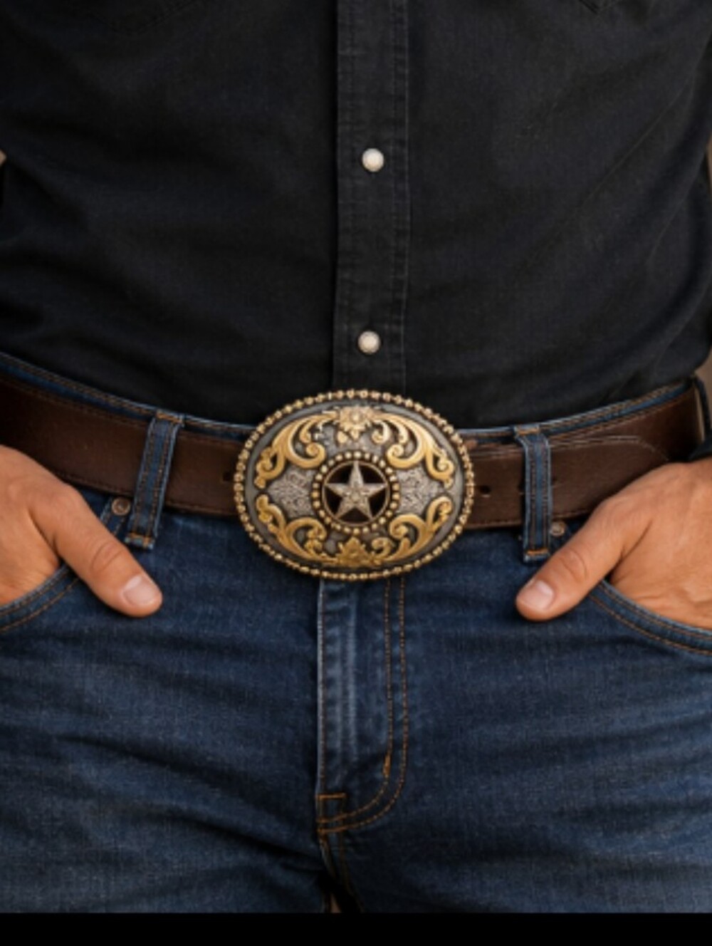 Nocona Western Belt Buckle Cowboy Rodeo - Picture 2 of 5